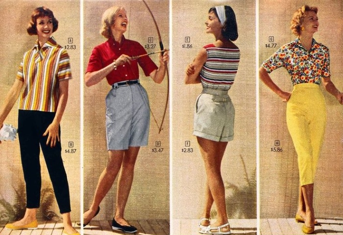 Estilo Hipsters com roupas dos anos 50. Fotos de imagens de sucesso para mulheres e homens. Estampas de moda