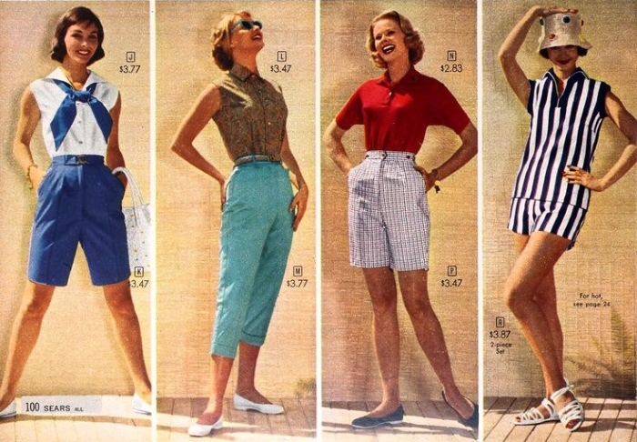 Estilo Hipsters com roupas dos anos 50. Fotos de imagens de sucesso para mulheres e homens. Estampas de moda