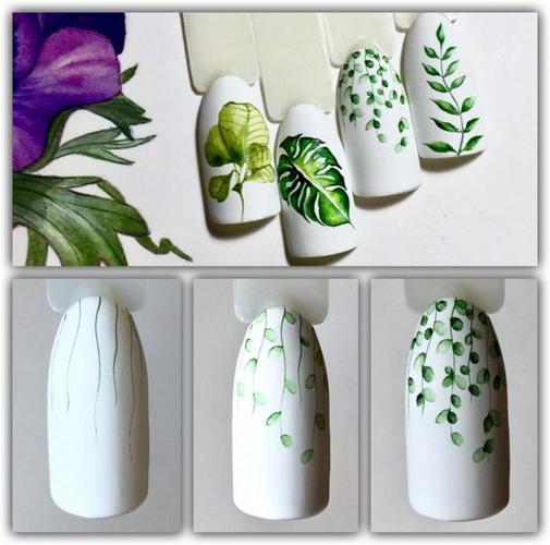 Desenhos elegantes de esmalte de gel de manicure 2024 para unhas curtas e longas. Fotos, fotos