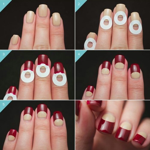 Manicure para unhas curtas, design simples de verniz gel. Moderno e criativo, ideias