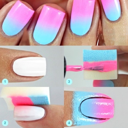 Manicure para unhas curtas, design simples de verniz gel. Moderno e criativo, ideias