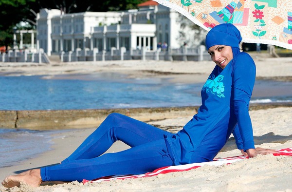 Burkini de maiô muçulmano. Modelos, fotos, preços, onde comprar em Moscou, Makhachkala, São Petersburgo, Cazã