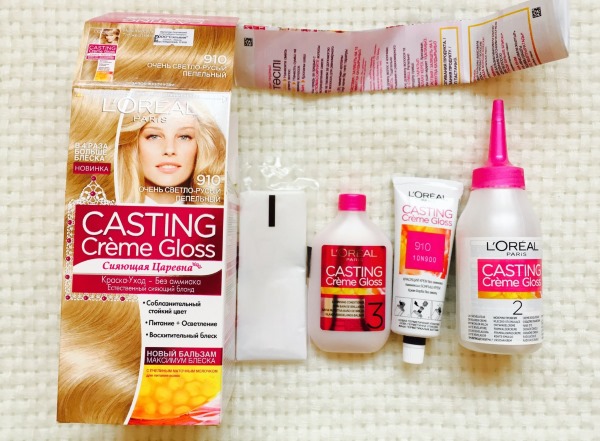 Casting Creme Gloss Loreal.Paletă de vopsea, cum să alegeți o nuanță, instrucțiuni de colorare