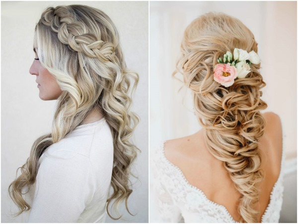 Penteados de noite para cabelos médios, na moda para uma festa, casamento, formatura, corporativo. Foto como fazer você mesmo