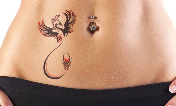 Tatuagem de Phoenix. Significado para meninas no pulso, braço, costas, perna. Fotos, esboços