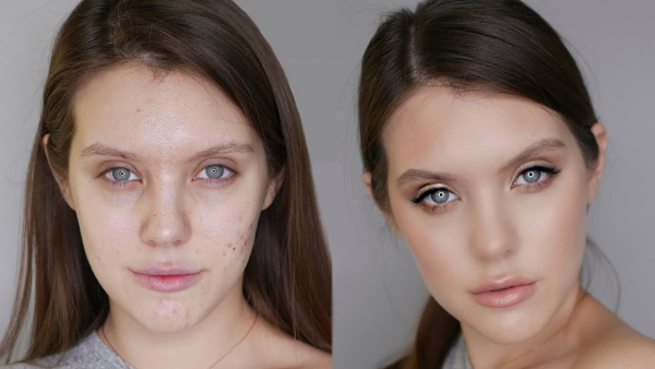 Maquillage nu étape par étape pour les débutants. Photo, vidéo étape par étape pour une séance photo