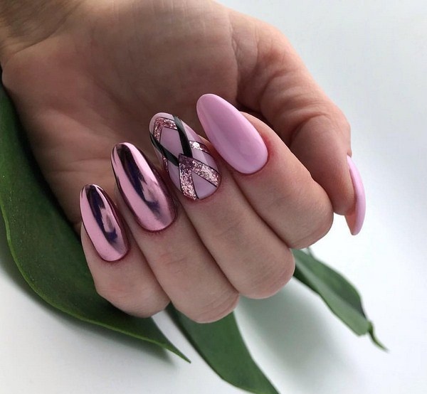 Desenhos de unhas da moda para manicure de adolescentes. Foto 2024