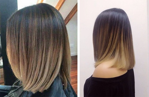 Bela coloração de cabelo para morenas para cabelos curtos, médios e longos. Fotos, técnicos