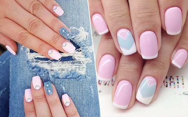 Manicure simples e bonita para unhas curtas. Foto, como fazer passo a passo, desenhos