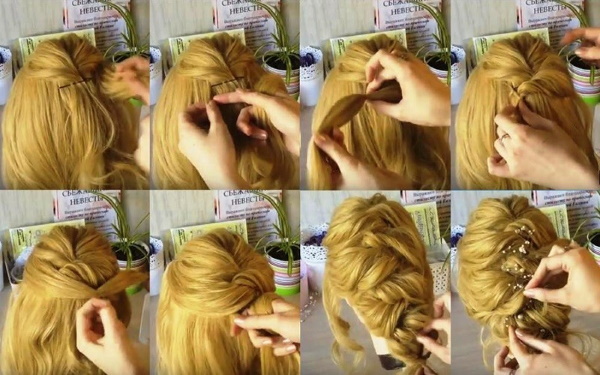 Tresse grecque pour cheveux moyens. Photo, comment le faire vous-même étape par étape