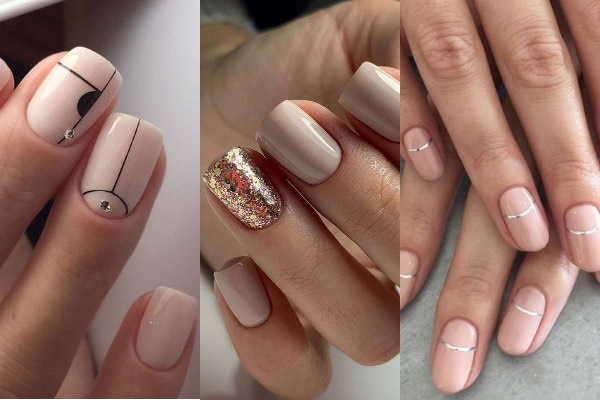 Desenhos elegantes para unhas curtas com esmalte de gel 2024. Notícias de fotos, tecnologia