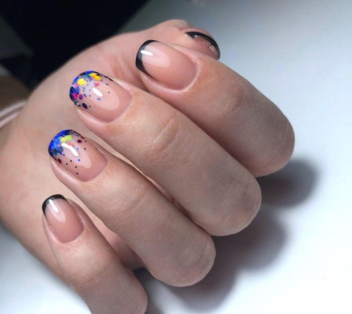 Verniz em gel em unhas curtas. Fotos, designs, cores, tendências de 2024