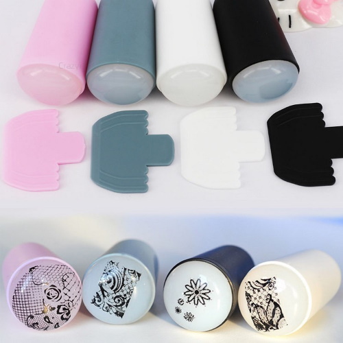 Como fazer estampar as unhas corretamente com esmalte gel passo a passo com uma foto