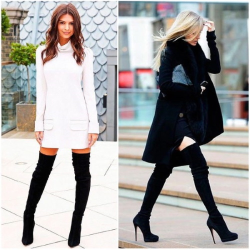 Bottines en daim sans talon, talons aiguilles, hiver, automne. Photo, quoi porter