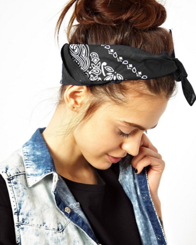 Como usar uma bandana com cabelo curto, franja, malha, esportes no inverno, outono, verão