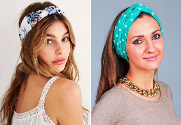 Como usar uma bandana com cabelo curto, franja, malha, esportes no inverno, outono, verão