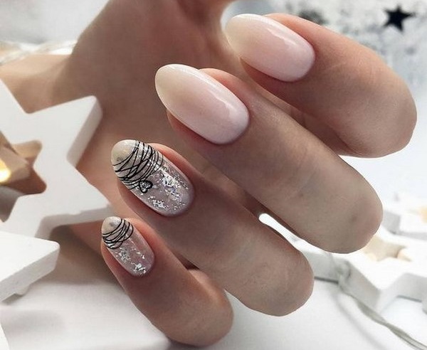 Unhas curtas em forma de amêndoa. Desenho de manicure, fotos, como fazer um casaco, ideias