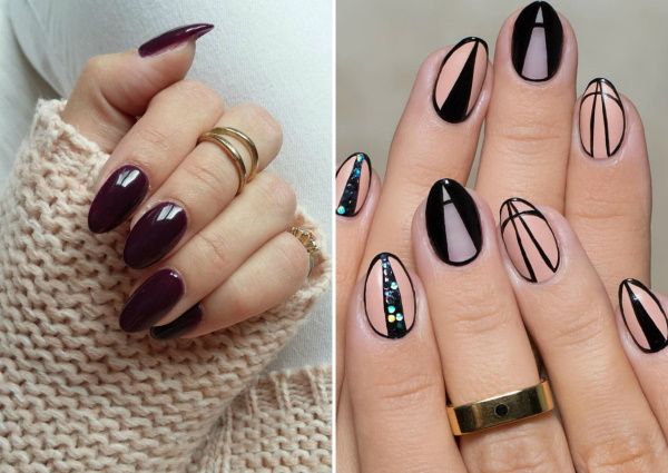 Unhas curtas em forma de amêndoa. Desenho de manicure, fotos, como fazer um casaco, ideias