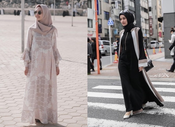 Rochii lungi cu mâneci lungi islamice. Fotografii, modele noi