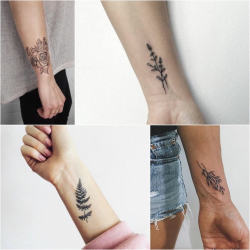 Modele de tatuaje de mână pentru fete. O fotografie