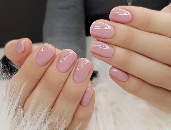 Idéias de manicure com esmalte gel para unhas curtas. Fotos, desenhos passo a passo