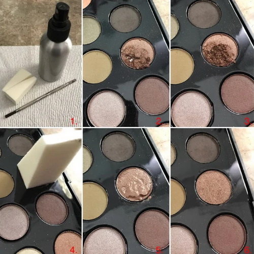 Sombras dispersas. Como recuperar, receita caseira