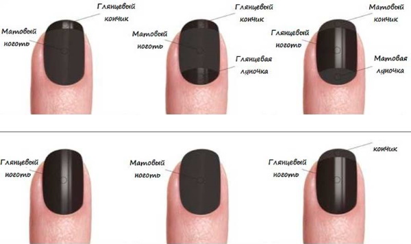 Opções de manicure de verniz em gel para unhas curtas e longas. Fotos, técnicos