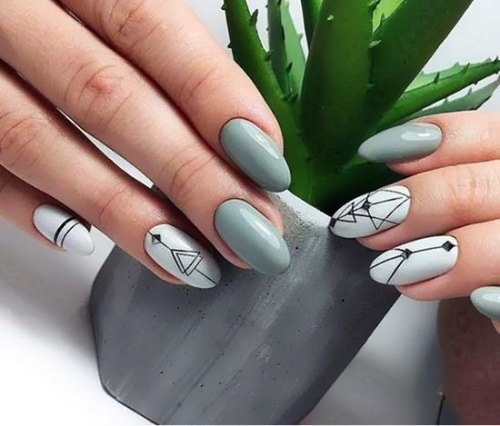 Manicure de escritório para unhas curtas, longas. Fotos, tendências da moda, novidades, designs com fricção, strass, padrões, geometria