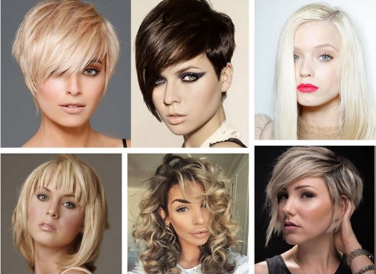 Cortes de cabelo femininos modernos 2024. Foto, para cabelos médios e curtos que não requerem penteado