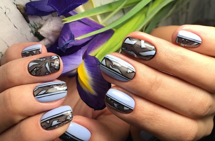 Design de unhas, novos artigos 2024: Francesa, delicada, brilhante, dos mestres da Nail Art