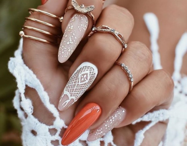 Design de unhas, novos artigos 2024: Francesa, delicada, brilhante, dos mestres da Nail Art