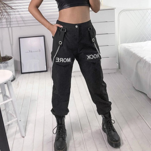 Joggers para mulheres. Foto, onde comprar, o que vestir com bolsos, corrente