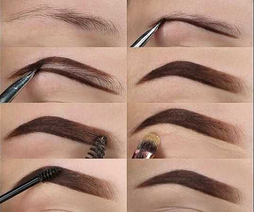 Crayons pour sourcils avec effet de tatouage, microblading, poils