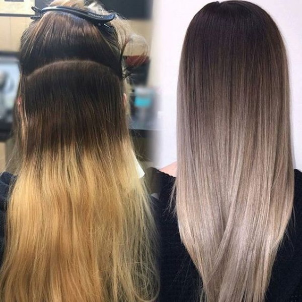 Culoarea părului blond cenușiu. Fotografii înainte și după colorare, vopsiți